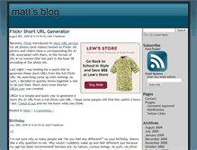 Tablet Screenshot of mattsblog.ca